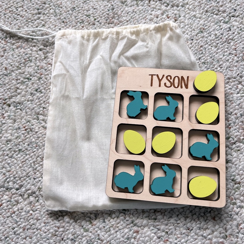 Tyson - Personalized Tic Tac Toe Board